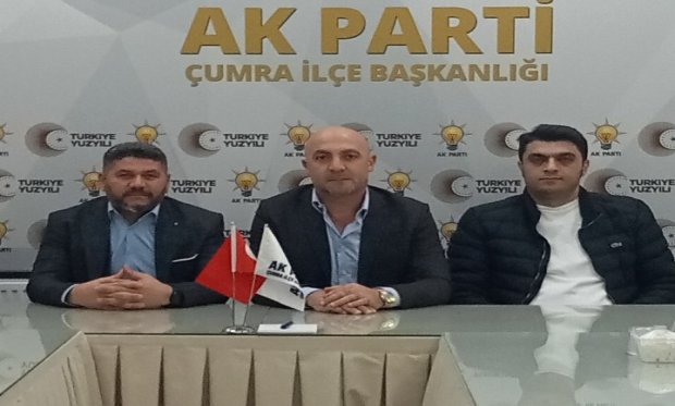 ÇUMRA OSB SANAYİCİ VE İŞ ADAMLARI DERNEĞİ'NDEN  AK PARTİ İLÇE BAŞKANLIĞI'NA ZİYARET 
