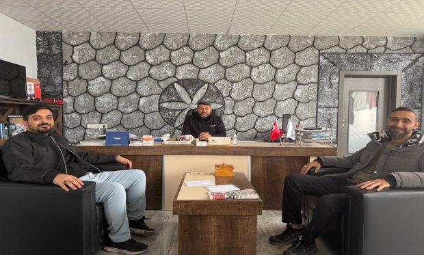 ÖĞE METAL ŞİRKET MÜDÜRÜ MUSTAFA AYKUT BEY'İN DERNEĞİMİZİ  ZİYARETİ 