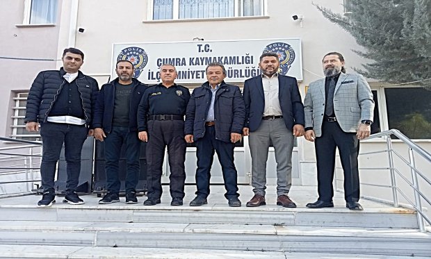 ÇUMRA OSB SANAYİCİ VE İŞ ADAMLARI DERNEĞİ'NDEN İLÇE EMNİYET MÜDÜRLÜĞÜ'NE ZİYARET 