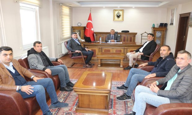 ÇUMRA OSB SANAYİCİ VE İŞ ADAMLARI DERNEĞİ'NDEN KAYMAKAMA ZİYARET 